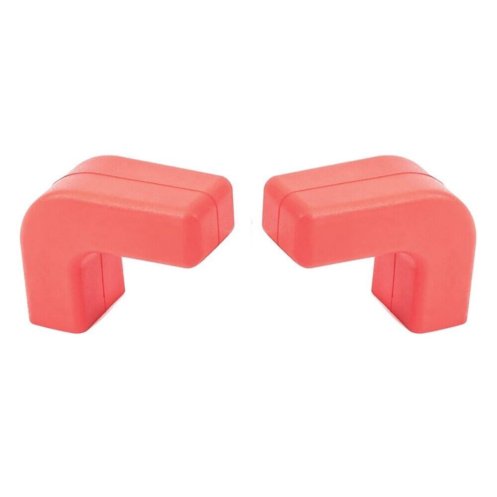 2007-2022 RED Bumper Tow Hook Covers for Jeep for Wrangler JK JL Gladiator JT