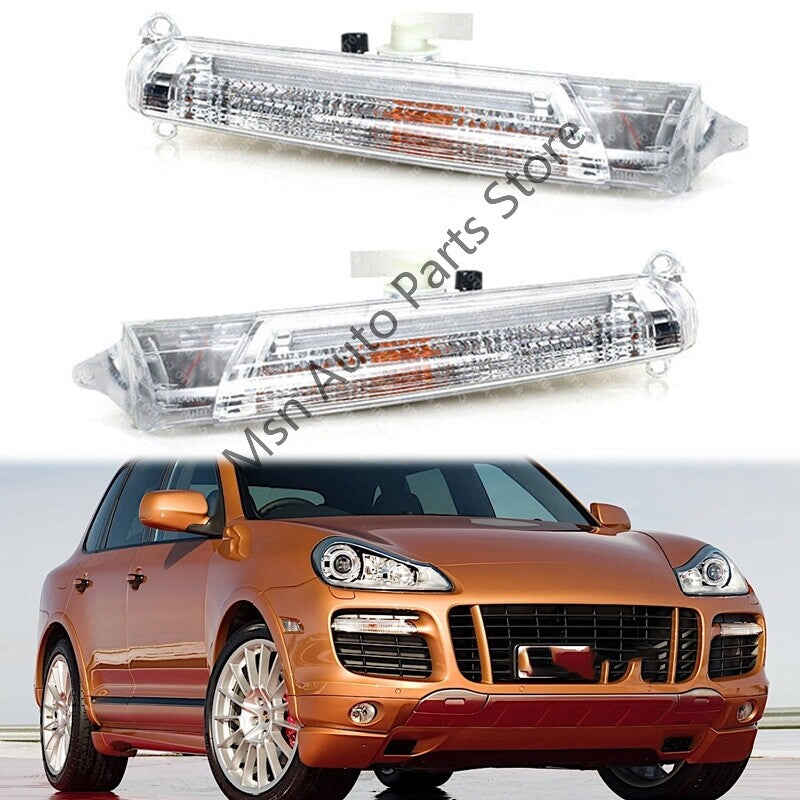 2Pcs for Porsche for Cayenne GTS Turbo 2007-2010 New LED Daytime Running Lights Pair