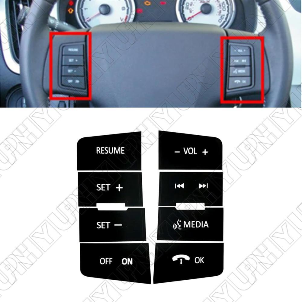 1 Set Steering Wheel Button Repair Decal Stickers for Ford Focus 2008 2009 2010