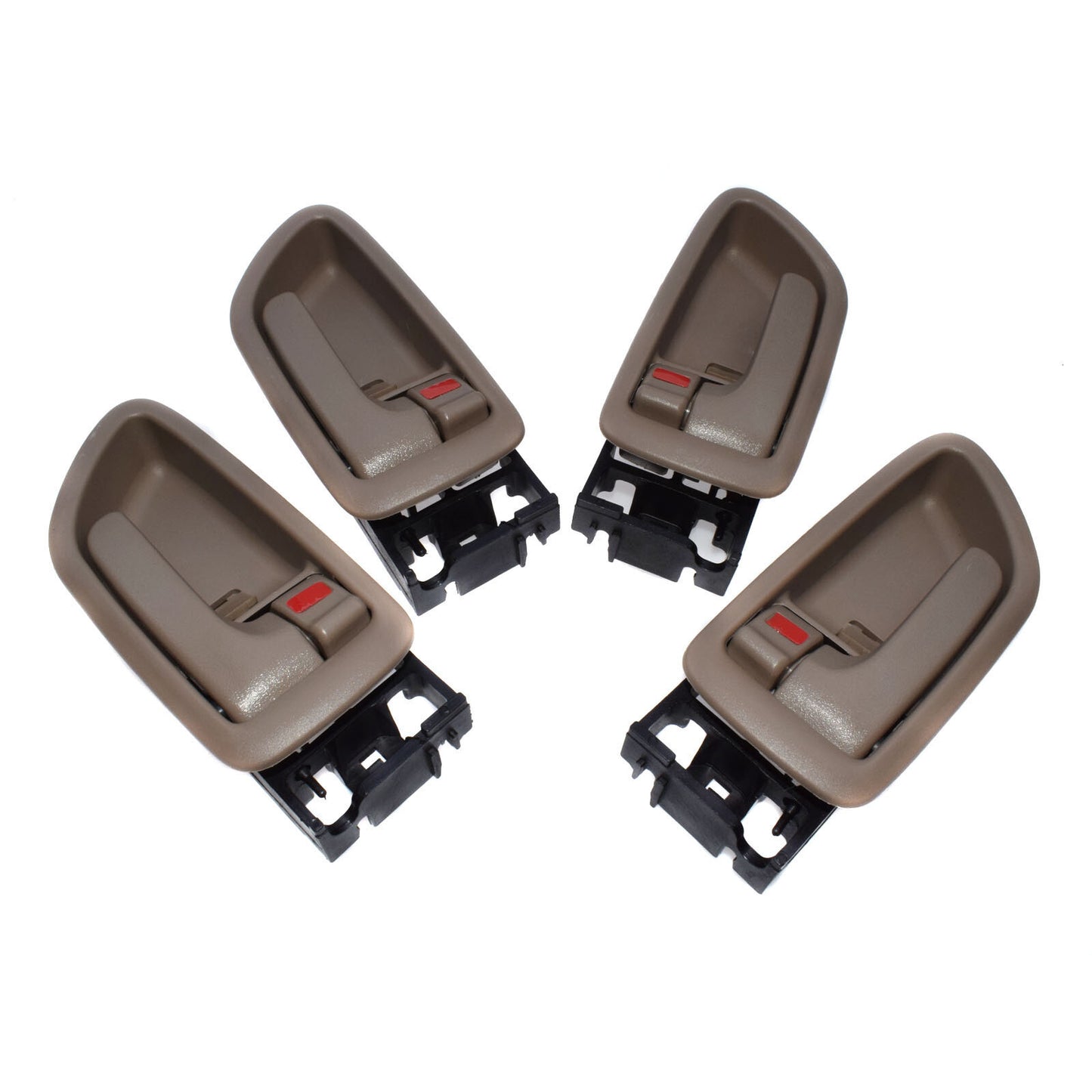 4Pcs Inside Door Handles Front Rear Left Right For 01-07 Sequoia 04-06 Tundra