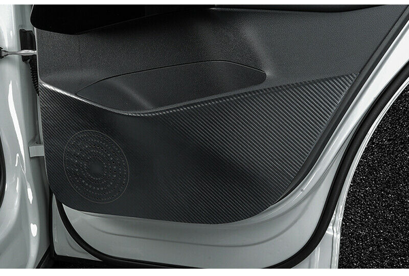 for VW ID.4 2021-2023 Carbon Fiber Leather Inner Door Anti-Kick Panel Cover trim