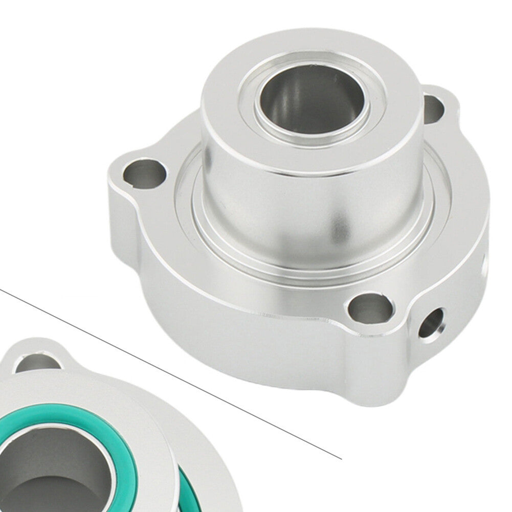 Silver Turbo Blow Off Valve BOV Dump Adaptor Spacer for Audi A3 2.0T FSI B7