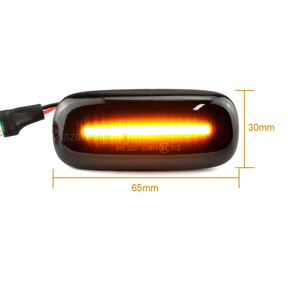2pcs Dynamic Side Marker Turn Light for Audi A3 S3 8L for A8 D2 TT 8N 2000-2003