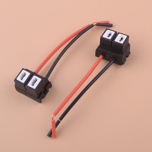 2pcs H7 Headlight Fog Light Wiring Harness Sockets Bulb Holder Adapter Connector
