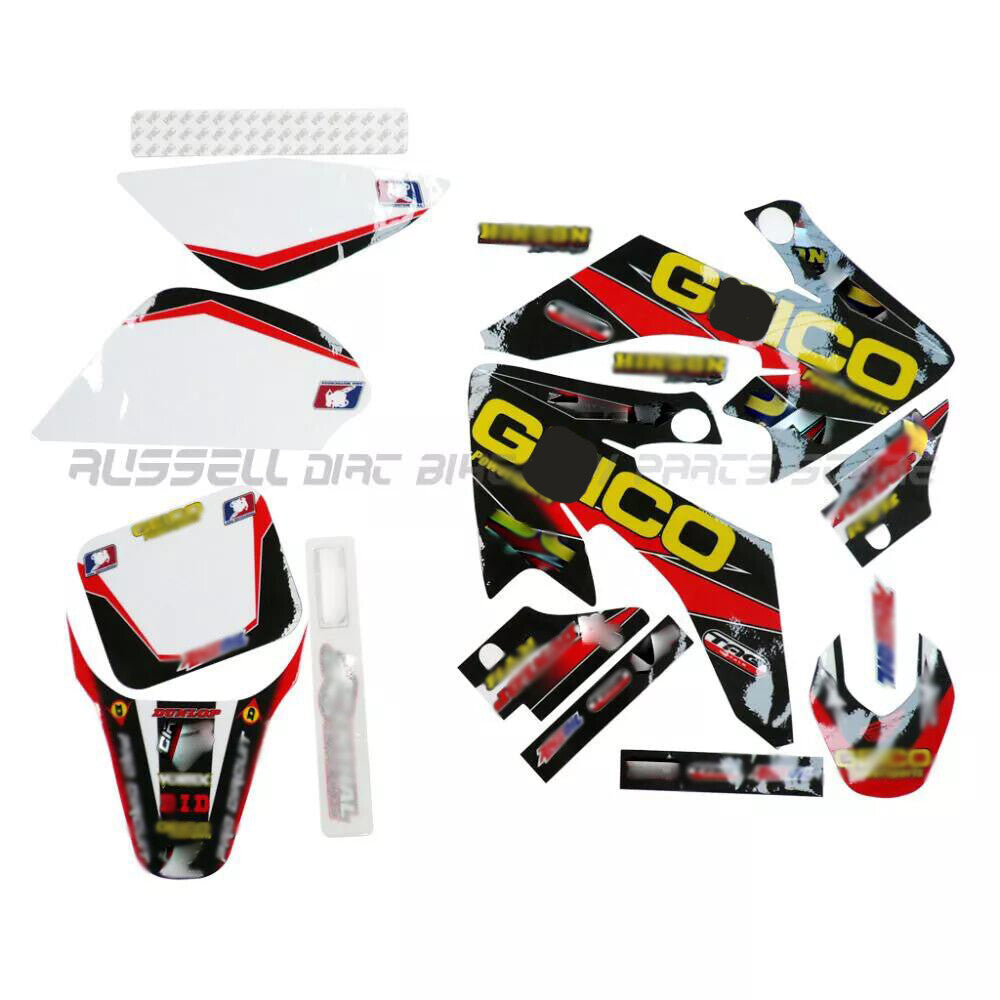 Racing 3M Graphics Kit Decals Sticker for Honda CRF50 Motor dirt bike parts XR50