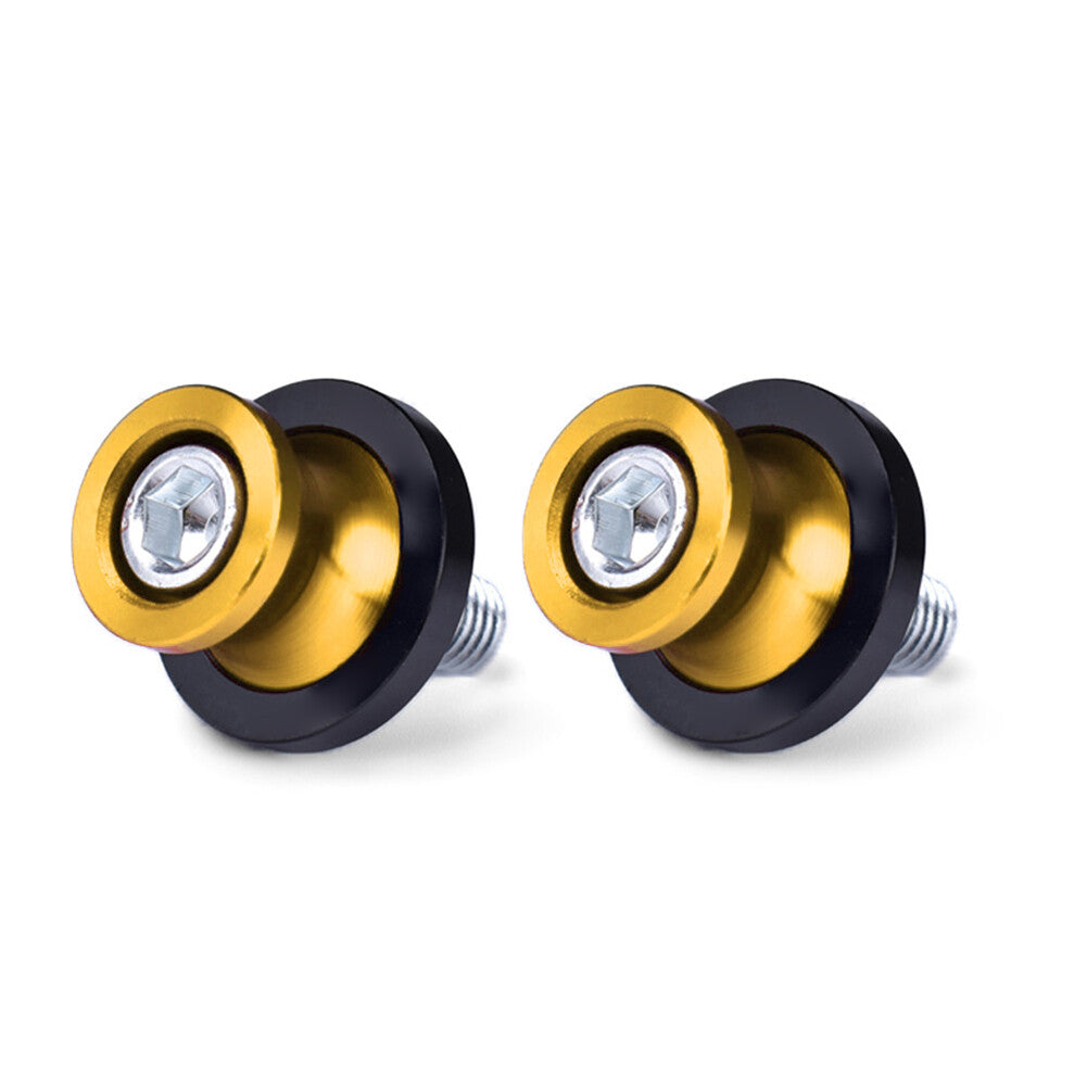 Schwingenspulen Slider Stand Schraube 8MM f¨¹r for HONDA CBR 600 900 1000RR Paar Gold