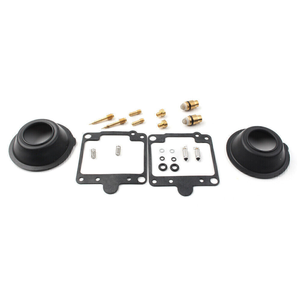 2 SETS For XV750 Virago 750 Carburetor Carb Rebuild Kit Repair Plunger Diaphragm