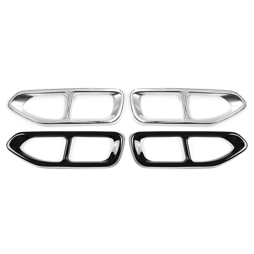 Tail Muffler Exhaust Pipe Output Cover Trim Fit for BMW 7 Series G11 G12 2016-2018