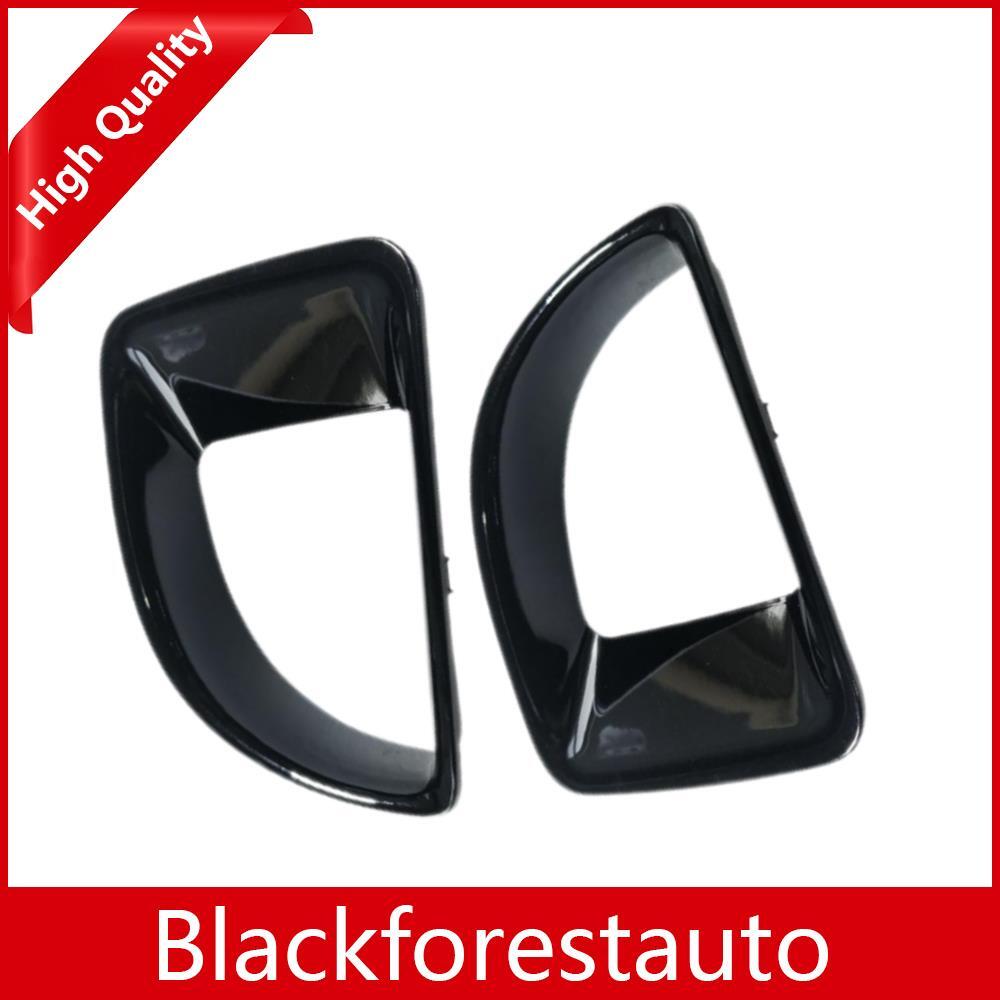 Pair Front Air Duct Frame Black For Clubman R55 R56 R57 2010-2012 Left+Right