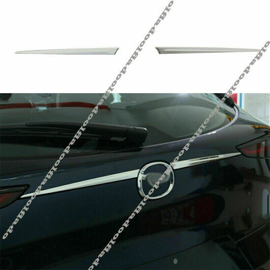 for Mazda CX-30 2020-2022 Chrome Rear Tail Trunk Molding Strips Trim Stainless