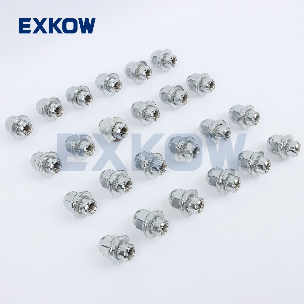 24x Shank Washer Alloy Wheel Nut fits for Mitsubishi Pajero NS Triton ML Lancer GTO