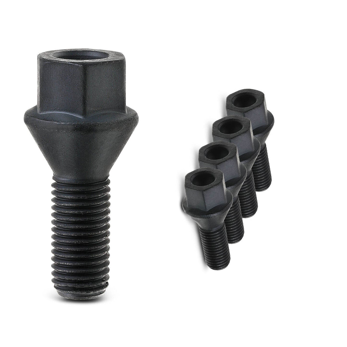 36136781150 New for BMW for Mini Wheel Lug Bolts Black Set of 5