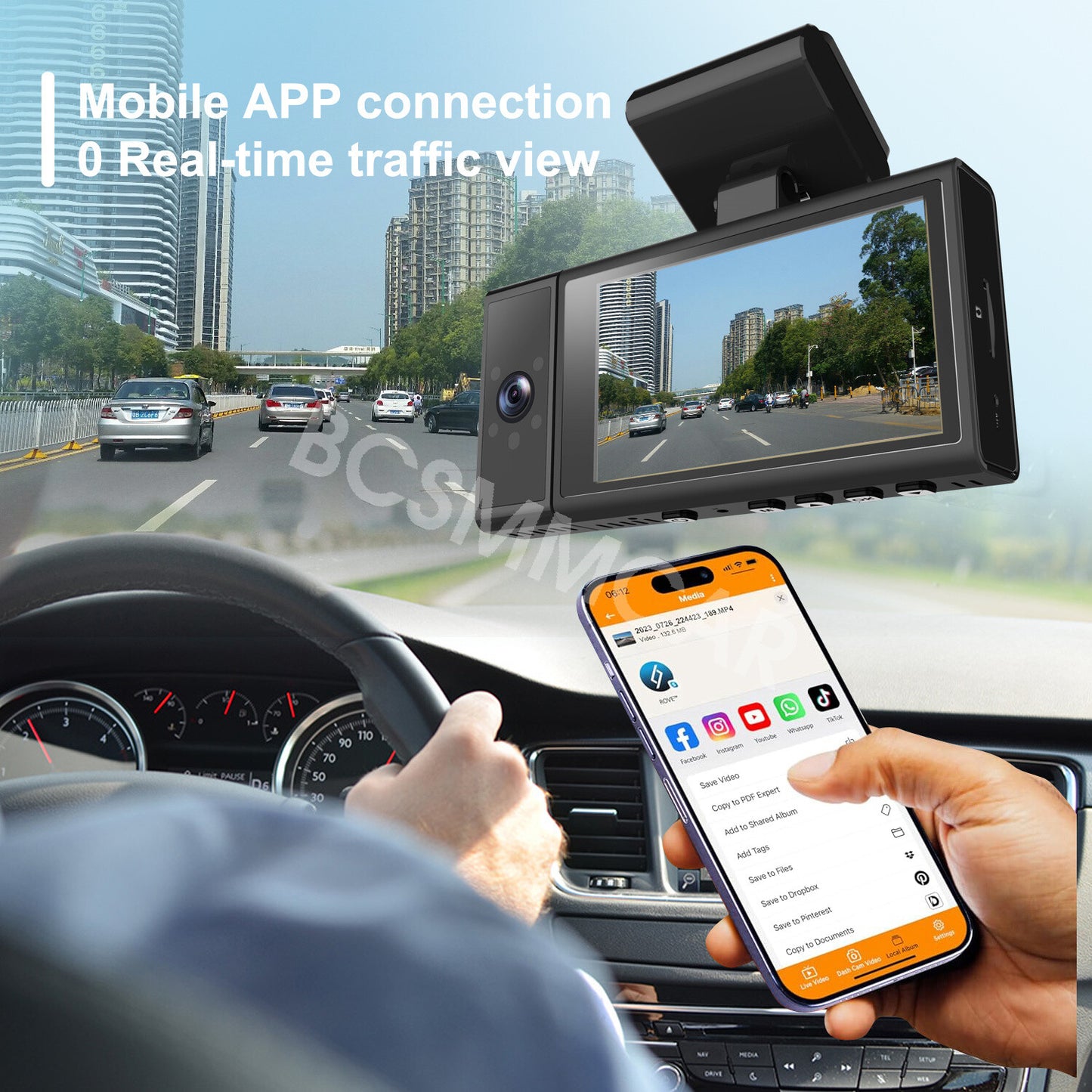 140¡ã WiFi Dash Cam Recorder Car Camera 1080P Car DVR Video 360¡ã Panoramic View