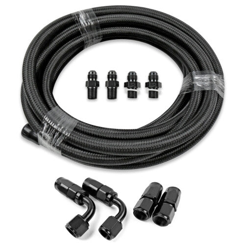 15-foot Automatic Transmission Cooler Cable Kit, 6-Ah Hose Cable Kit, AN6 Connector
