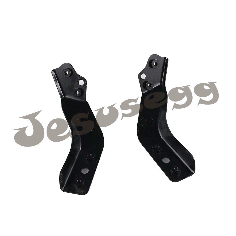 Pair Bumper Support Strut Bracket Front L + R for Mercedes for Benz C300 C350 GLK350