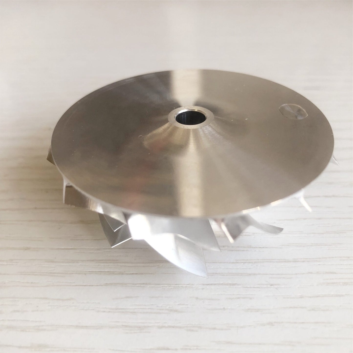 RHF5 43.40/56.00 mm 6+6 Blade Hole: 6.10 Turbine Compressor Wheel