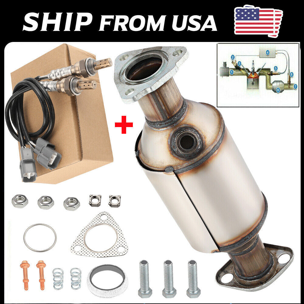 Catalytic Converter w/ O2 Sensors for ACURA Integra 1.8L 1996-2001 w/ Gasket US