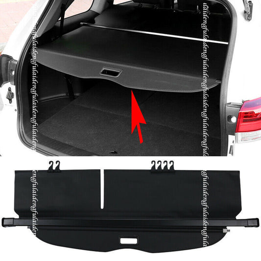 For Highlander 2015-2019 Car Retractable Cargo Cover Rear Trunk Security Shade
