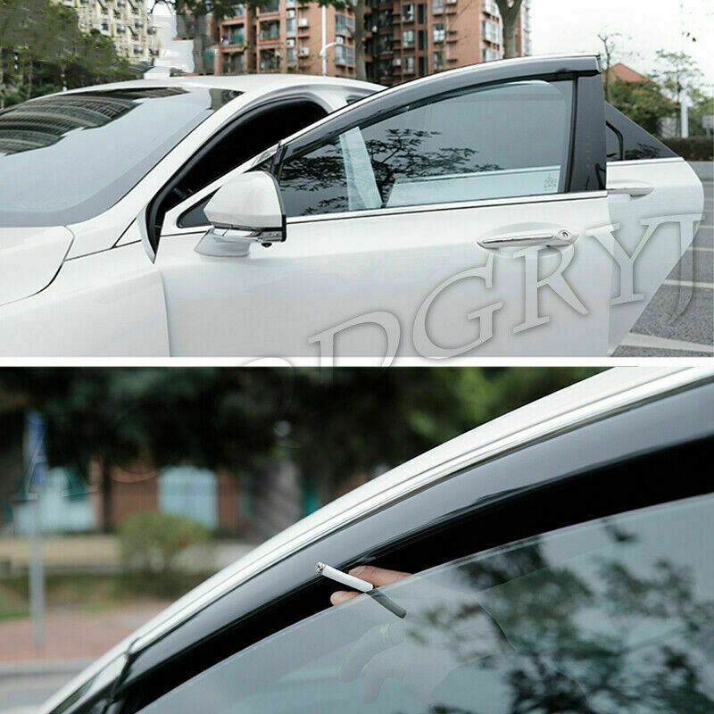 for Lincoln MKZ 2013-2020 Window Sun Vent Visor Rain Guard Sun/Rain Shield Trim