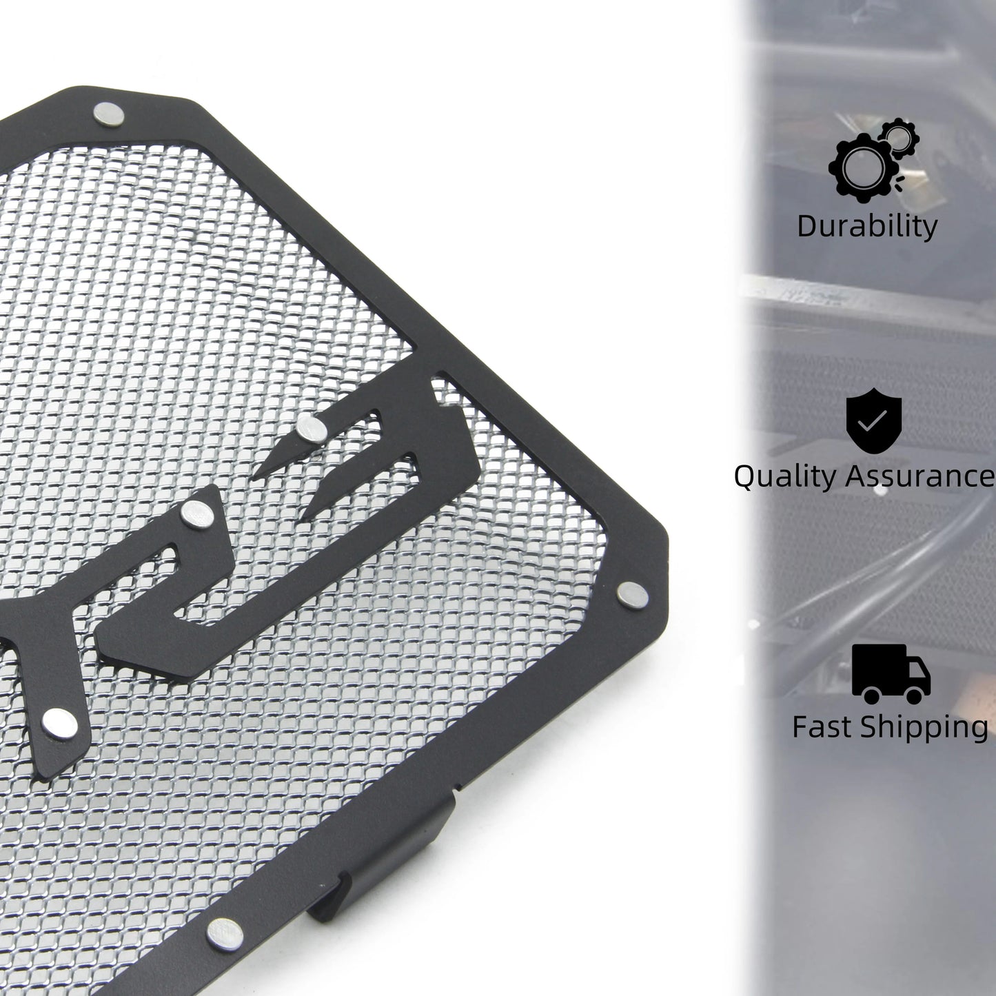 Radiator Grille Grill Cover Guard Coolant Tank for Yamaha YZF R3 YZFR3 2014-2021
