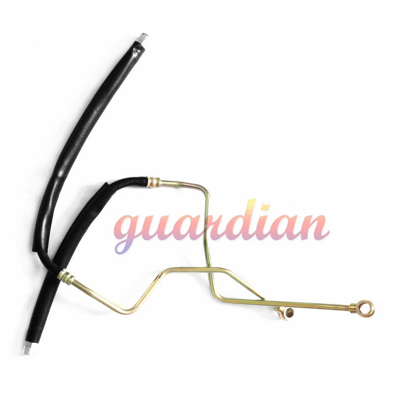 A pair of MR204353 and MR204354 oil cooler hoses for Mitsubishi Montero 3.0L and 3.5L engines.