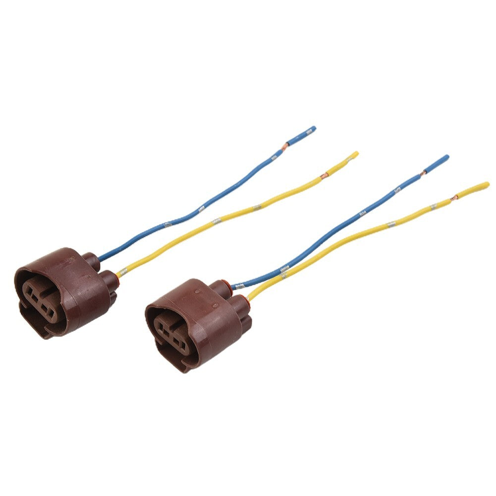 Wire Pigtail Female 9006 HB4 2 P Cs Harness Fog Light Socket Connector Lamp Bulb