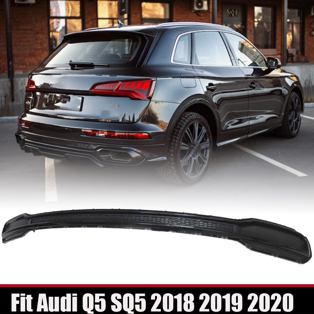 New Rear Bumper Lower Trim Strip Grille Black Fit for Audi for Q5 SQ5 2018 2019 2020