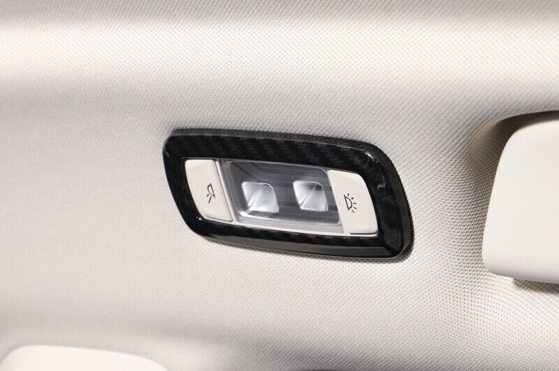 Rear Reading Light ABS Carbon Fiber Cover Trim for BMW X3 G01 X4 G02 2018-2021