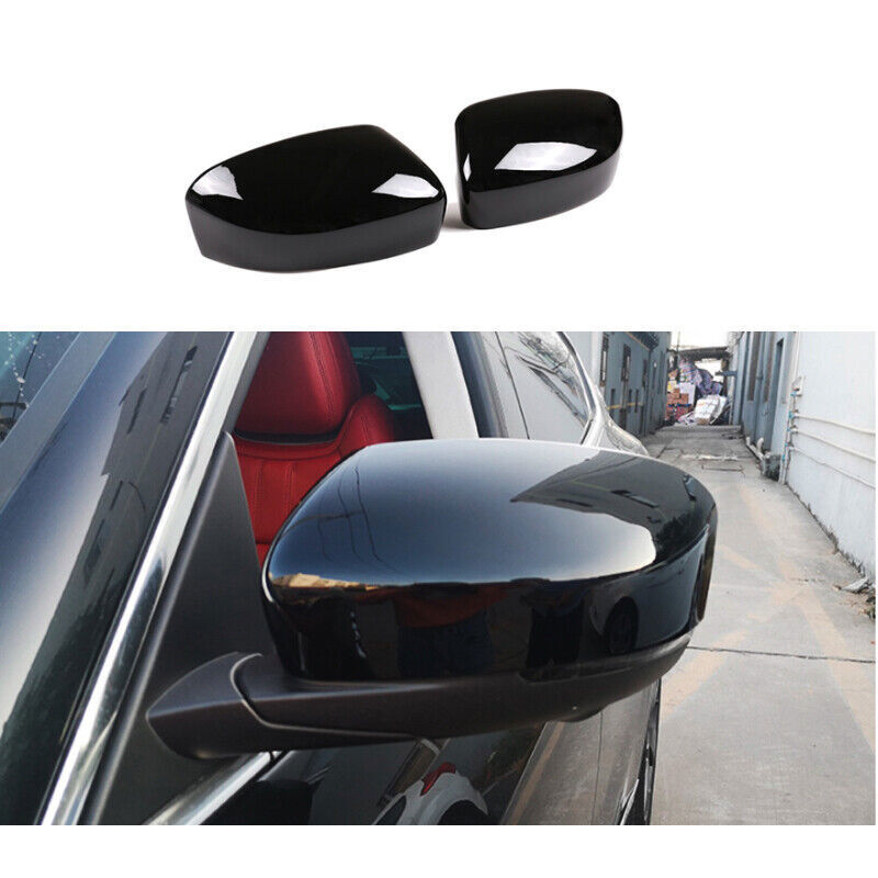 2Chrome Black Exterior Rearview Mirror Cover fit for Maserati for Levante 2016-2021