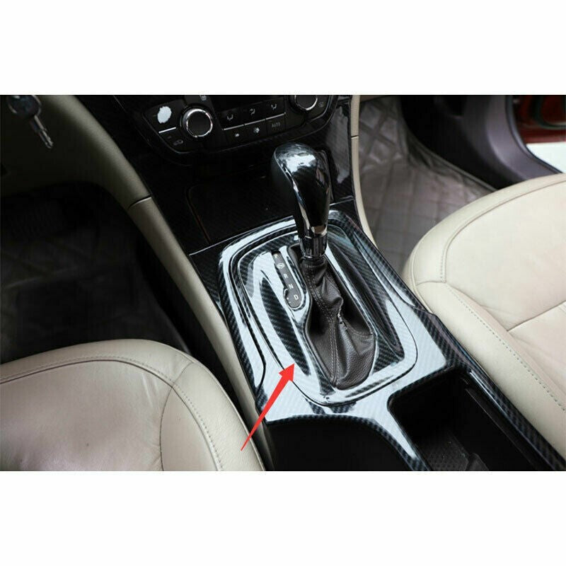 Carbon Fiber Central Console Gear Shift Panel Trim Sticker for Buick Regal 09-16