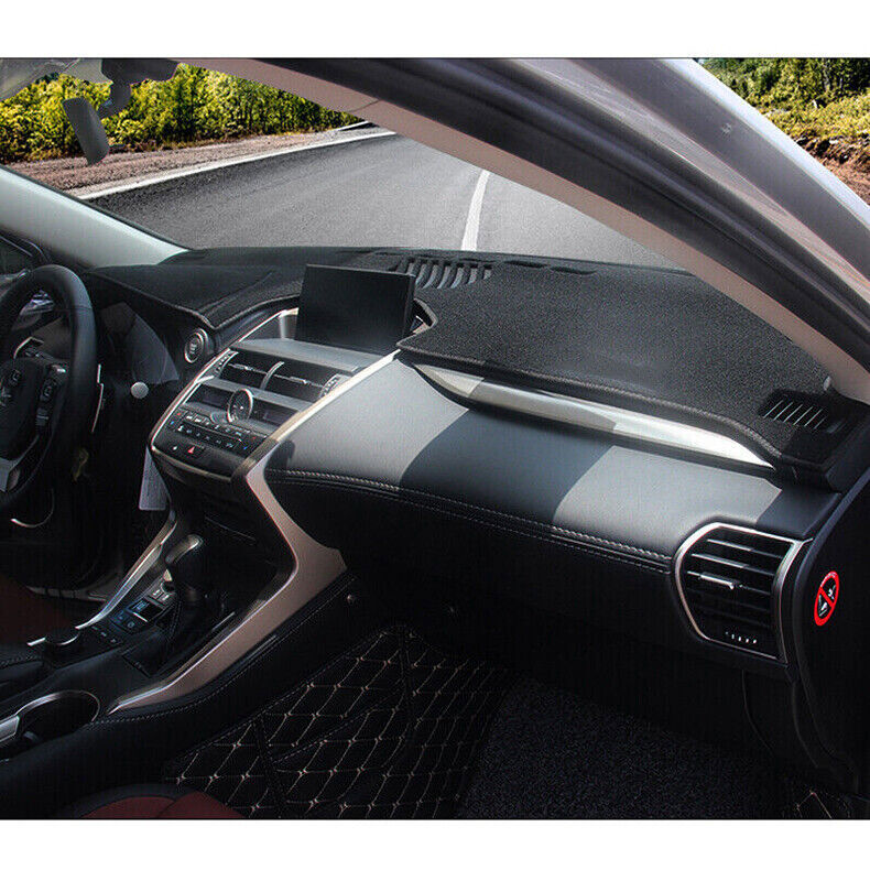 for Lexus NX200t 300h 2015-2021 Black Dashboard Dash Cover Dashmat Mat Carpet 1P