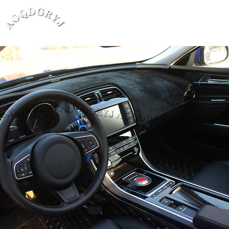 for Jaguar F-PACE 2016-2020 Car Dashboard Dash Mat Non-Slip Sun Cover Pad Black