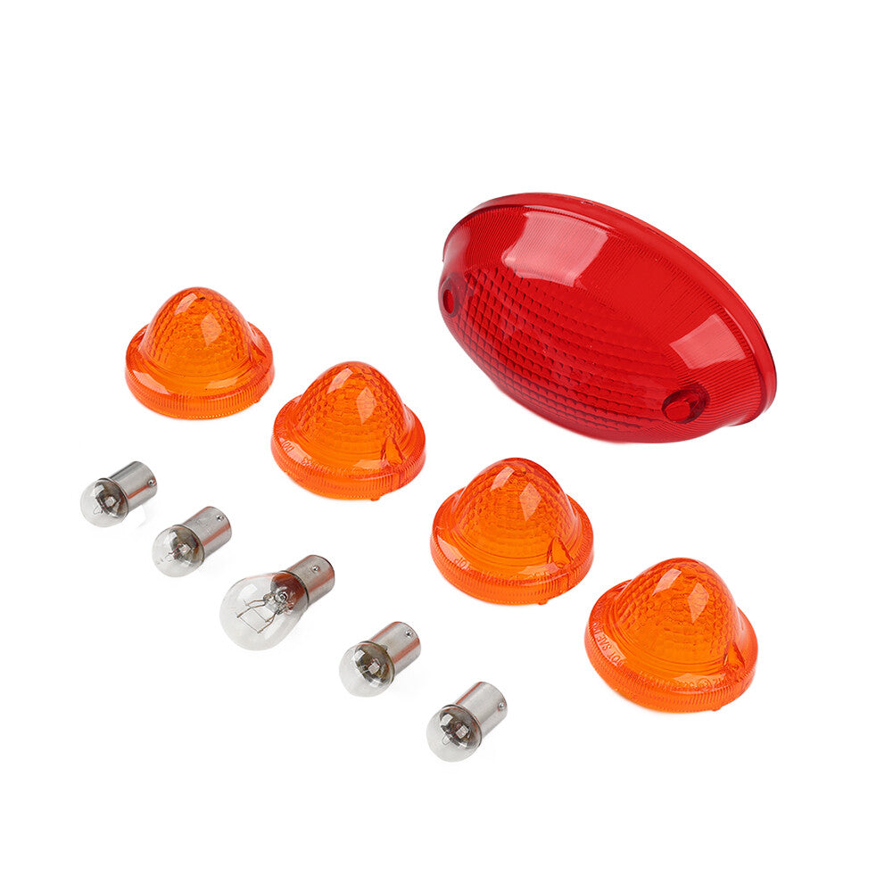 Turn Signals Cover Tail Light Lens fits For T100 Scrambler Speedmaster Roadster