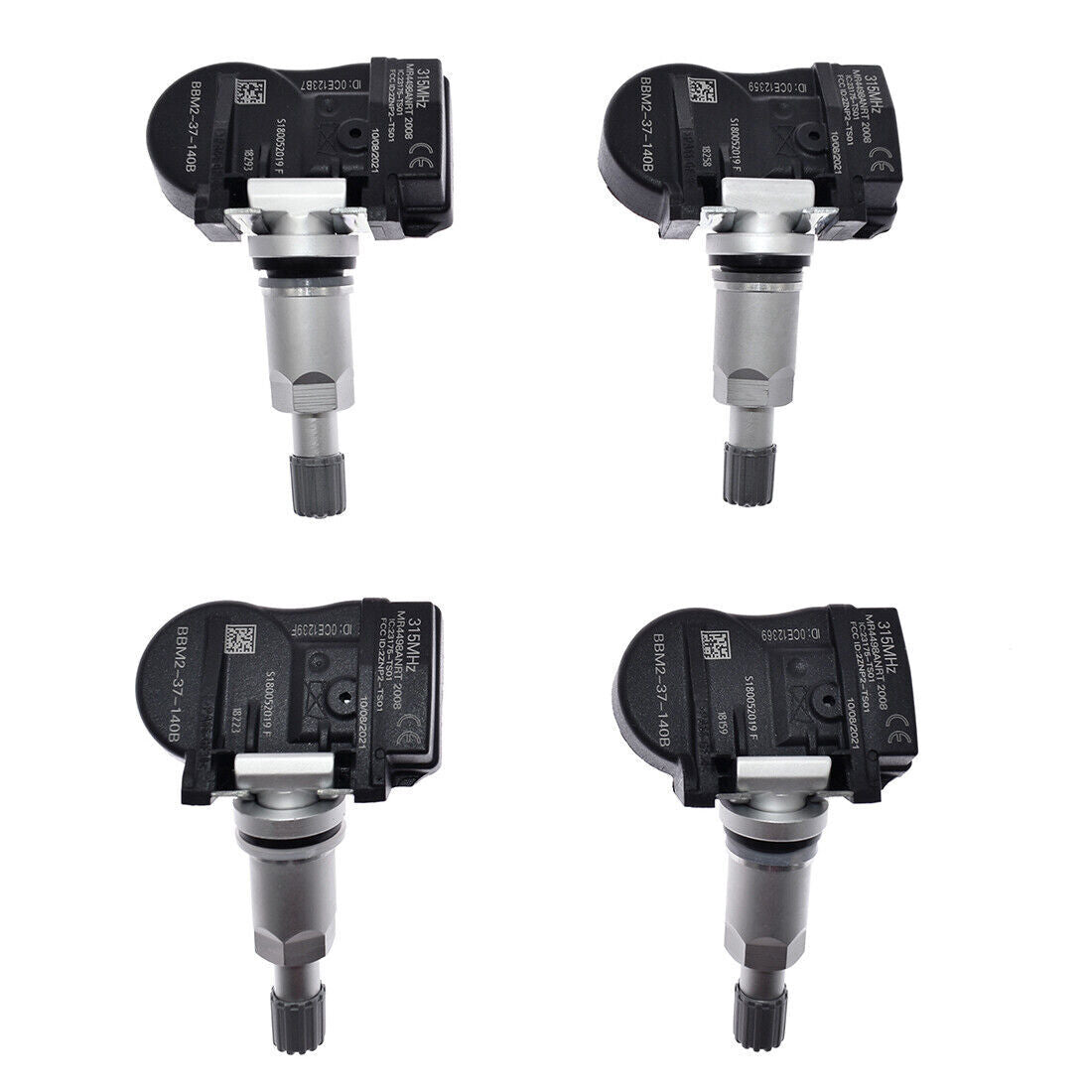 Four tire pressure sensors suitable for Mazda 2, 3, 5, 6, CX-7, CX-9, MX-5 315MHz BBM237140B
