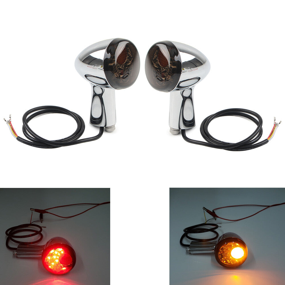 LED-Blinker hint for Harley Sportster XL 883 1200 1992-2022 Tan Pair