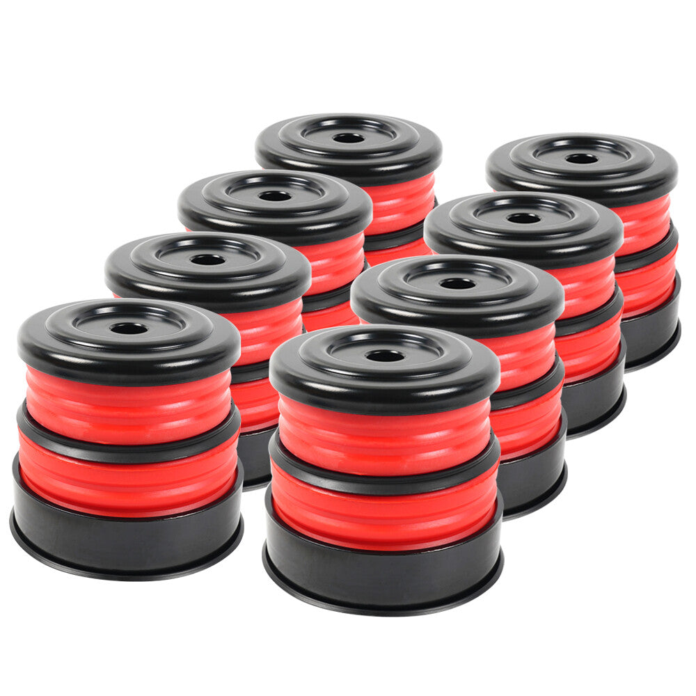 Red Body Cab Mount Bushing Kit For 08-16 for Ford F250 F350 Super Duty 2WD 4WD