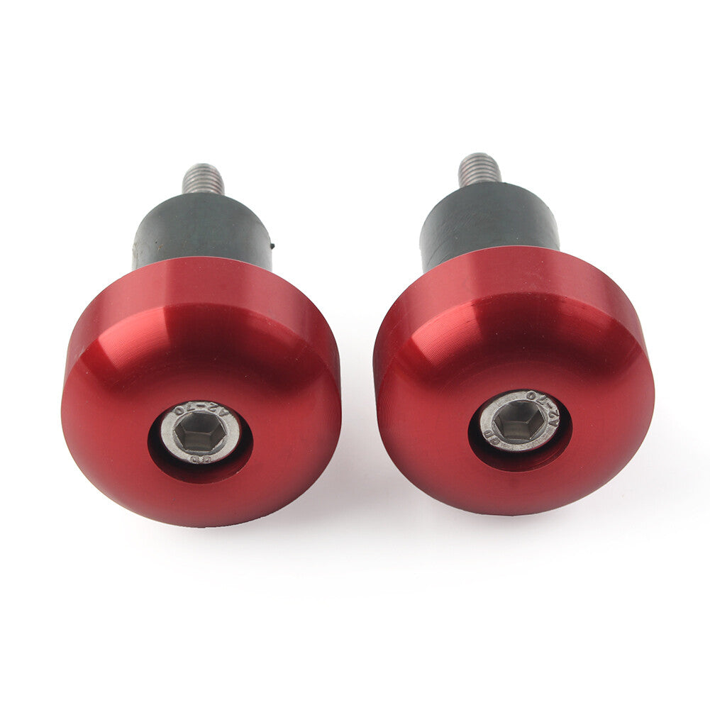 Handlebar Grips Bar End Slider Cap Motorcycle for YAMAHA YZFR1 YZF-R1 Red red