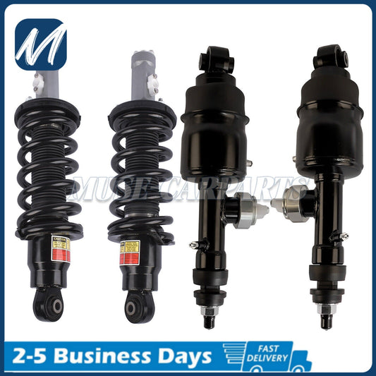 A pair of rear shock absorber strut assemblies electronically compatible with for Audi for A4 S4 for A5 S5 08-17 8F0513025A