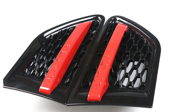 2P for Land Rover Range Sport 2006-13 Black Red Look Front Side Door Fender Trim