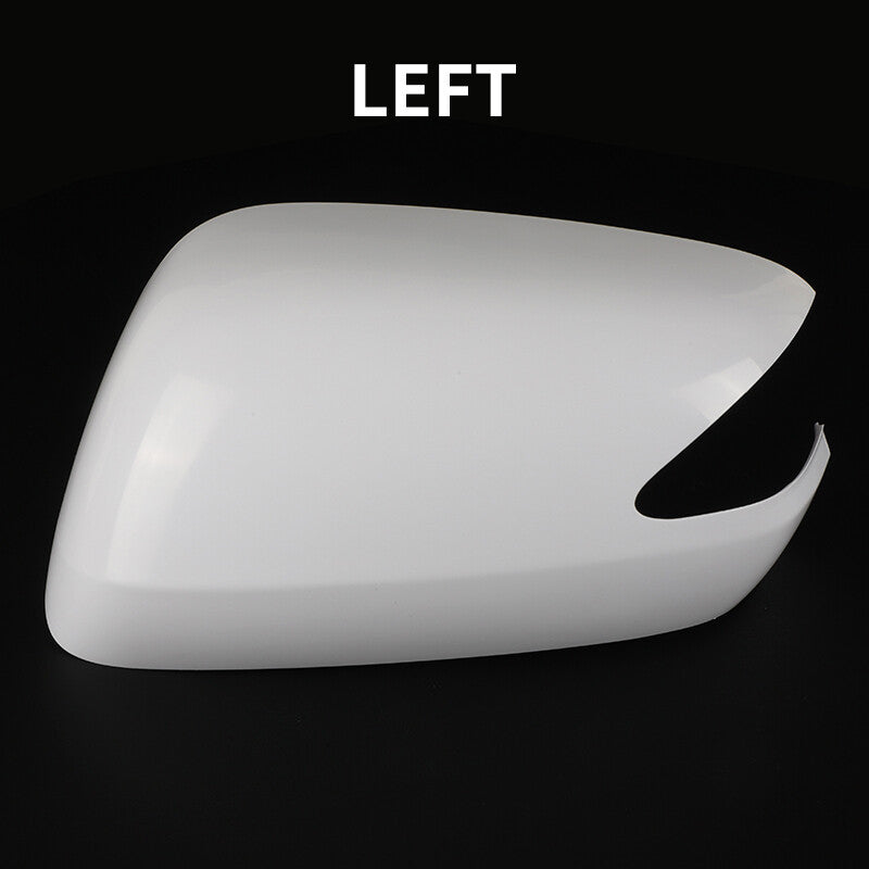White Left Driver Side Rearview Mirror Cover Cap for Honda Fit Jazz 2009-2013