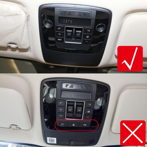 for Kia Carnival 2022-2023 Carbon ABS Inner Front Reading Light Lamp Cover Trim