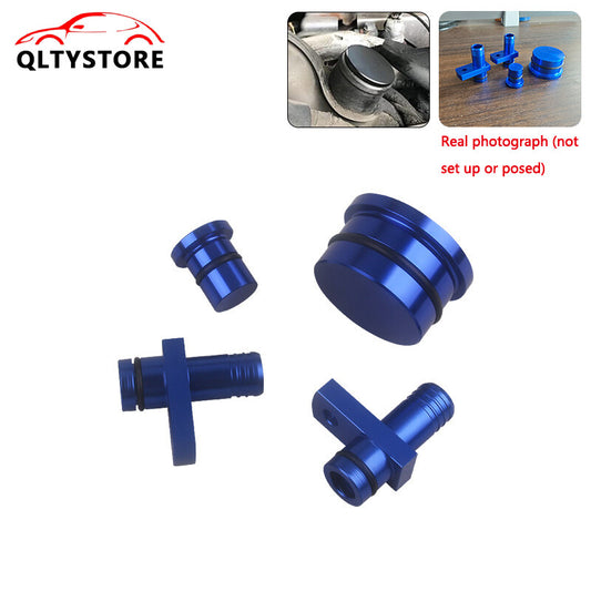 Reroute Resonator Kit Replacement For GM Duramax 6.6L 2004.5-2010 Blue