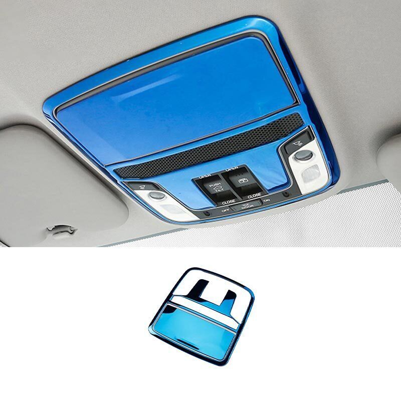 2PCS Front Reading Light Cover Trim Blue Titanium for Honda CRV CR-V 2017-2021