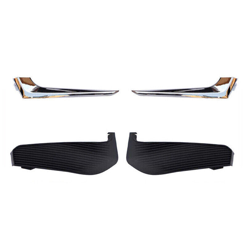 For 2016-2018 for Chevrolet Malibu XL Set Chrome Front Bumper Fog Light Cover Trim