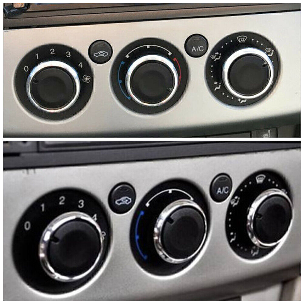 3x Air Conditioner Switch Knob Button Blue for Ford Focus MK2 MK3 Mondeo C/S-max