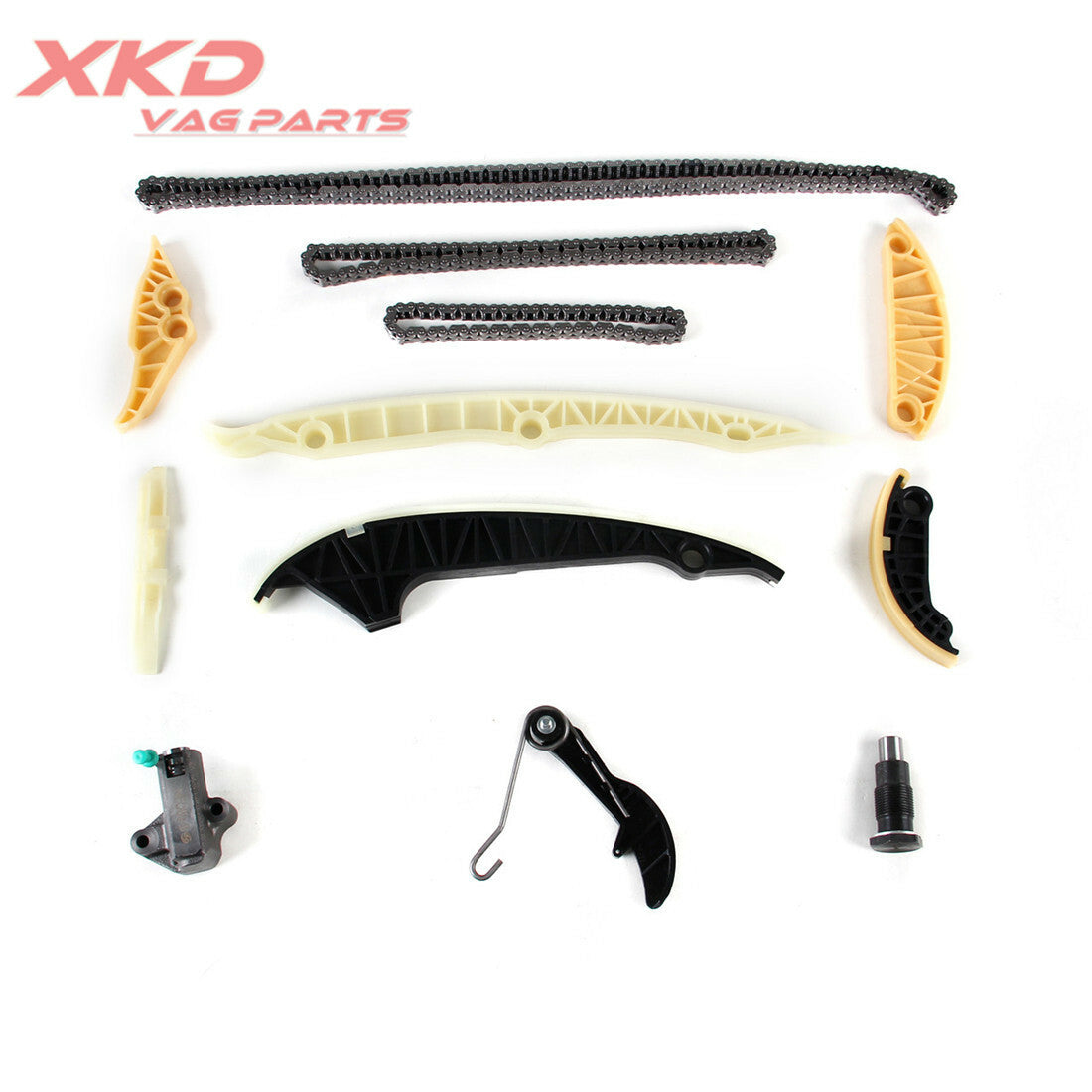 1.8T 2.0T 12 Timed Chain Tensioner Kit for Volkswagen for Passat , for Golf , for Audi A4, A5, CJEB
