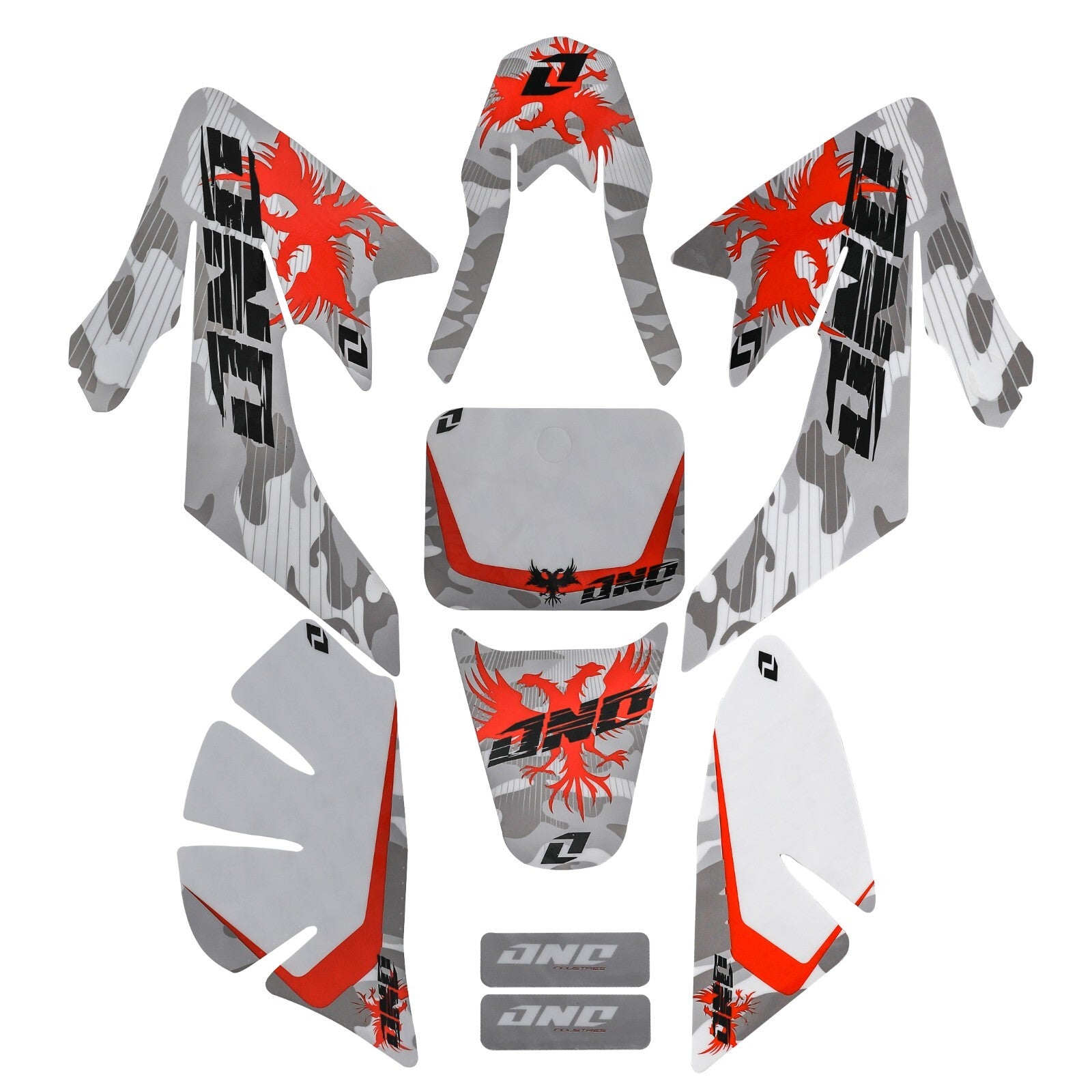Plastic kit graphics + for seat for Honda CRF50 XR 50 SSR 110CC 125CC Dirt Pit bicycles