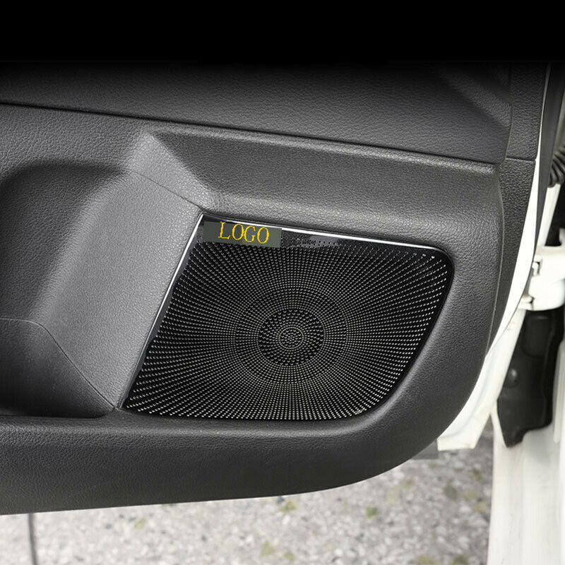 4p for Nissan Sentra 2020 Black Titanium Interior Door Speaker Panel Cover Trim