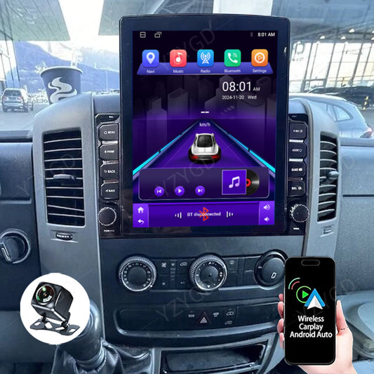 GPS Carplay Car Radio BT for Mercedes for Freightliner Sprinter 2500 3500 2006-2018