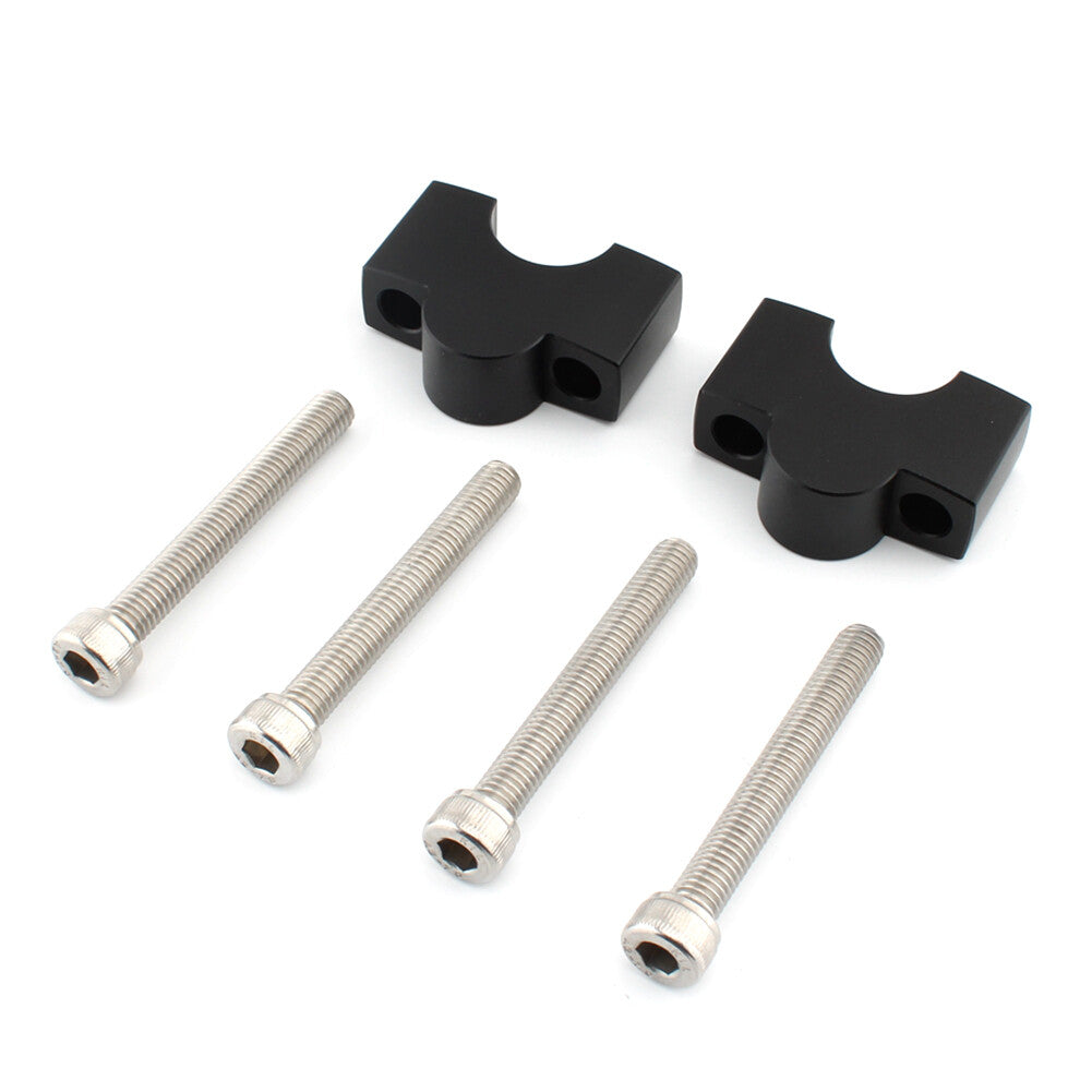 Handle Bar Riser Handlebar Mounting Clamp for Kawasaki 250TR ZRX400 ZRX1100 1200